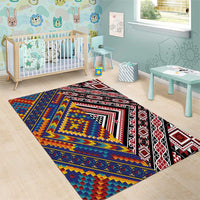 Tuvaluan and New Zealand Culture Area Rug The Art of Kolose and Taniko LT03 - Polynesian Pride