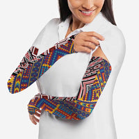 Tuvaluan and New Zealand Culture Arm Sleeves The Art of Kolose and Taniko LT03 - Polynesian Pride