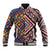 Tuvaluan and New Zealand Culture Baseball Jacket The Art of Kolose and Taniko - Polynesian Pride