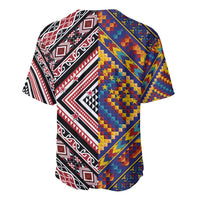 Tuvaluan and New Zealand Culture Baseball Jersey The Art of Kolose and Taniko LT03 - Polynesian Pride