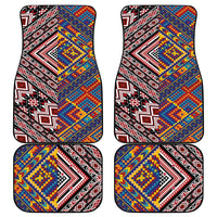 Tuvaluan and New Zealand Culture Car Mats The Art of Kolose and Taniko LT03 - Polynesian Pride