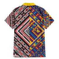 Tuvaluan and New Zealand Culture Family Matching Mermaid Dress and Hawaiian Shirt The Art of Kolose and Taniko LT03 - Polynesian Pride
