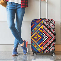 Tuvaluan and New Zealand Culture Luggage Cover The Art of Kolose and Taniko LT03 - Polynesian Pride