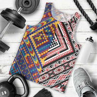 Tuvaluan and New Zealand Culture Men Tank Top The Art of Kolose and Taniko LT03 - Polynesian Pride