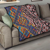Tuvaluan and New Zealand Culture Quilt The Art of Kolose and Taniko LT03 - Polynesian Pride