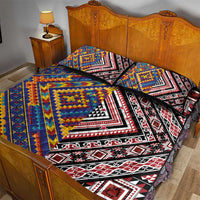 Tuvaluan and New Zealand Culture Quilt Bed Set The Art of Kolose and Taniko LT03 - Polynesian Pride