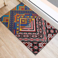 Tuvaluan and New Zealand Culture Rubber Doormat The Art of Kolose and Taniko LT03 - Polynesian Pride