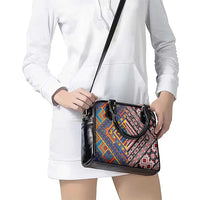 Tuvaluan and New Zealand Culture Shoulder Handbag The Art of Kolose and Taniko LT03 - Polynesian Pride
