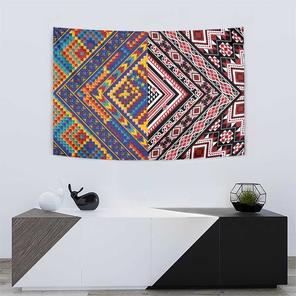 Tuvaluan and New Zealand Culture Tapestry The Art of Kolose and Taniko LT03 - Polynesian Pride