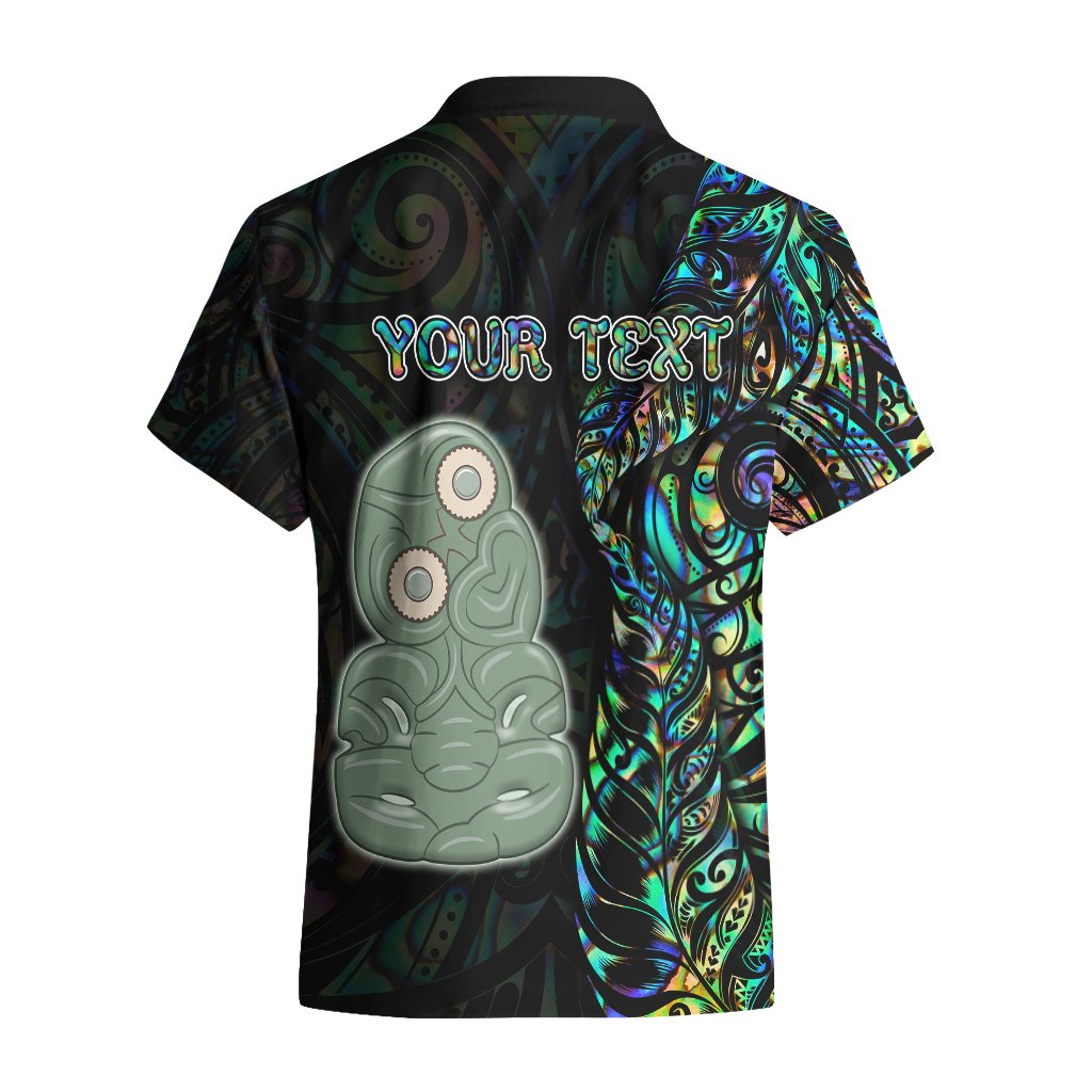 Custom New Zealand Hawaiian Shirt Silver Fern and Hei Tiki with Papua Shell Maori Tribal LT03 - Polynesian Pride