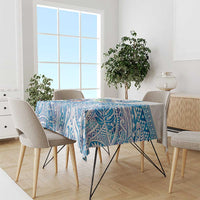Hawaiian Abstract Sea Turtle Tablecloth Polynesian Tapa Art and Kakau Tattoo White WaterColor - Polynesian Pride