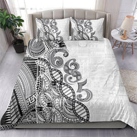 Samoan Traditional Tattoo 685 Bedding Set Tribal Tatau DNA White Color LT03 - Polynesian Pride