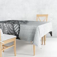 Samoan Traditional Tattoo 685 Tablecloth Tribal Tatau DNA White Color LT03 - Polynesian Pride