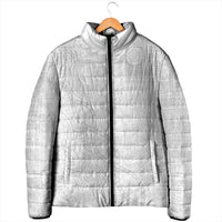 Samoan Traditional Tattoo 685 Padded Jacket Tribal Tatau DNA All-White LT03 - Polynesian Pride