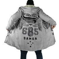 Super Samoa 685 Tribal Tattoo Cloak Siapo Pattern White Edition LT03 - Polynesian Pride