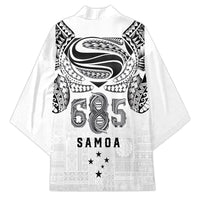 Super Samoa 685 Tribal Tattoo Kimono Siapo Pattern White Edition LT03 - Polynesian Pride