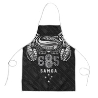 Super Samoa 685 Tribal Tattoo Apron Samoan Ornament Pattern Black Edition LT03 Black - Polynesian Pride