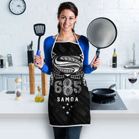 Super Samoa 685 Tribal Tattoo Apron Samoan Ornament Pattern Black Edition LT03 - Polynesian Pride