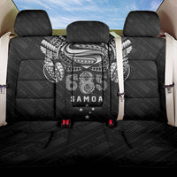 Super Samoa 685 Tribal Tattoo Back Car Seat Cover Samoan Ornament Pattern Black Edition LT03 One Size Black - Polynesian Pride