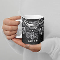 Super Samoa 685 Tribal Tattoo Ceramic Mug Samoan Ornament Pattern Black Edition LT03 - Polynesian Pride