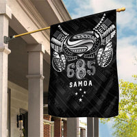 Super Samoa 685 Tribal Tattoo Garden Flag Samoan Ornament Pattern Black Edition LT03 House Flag Black - Polynesian Pride