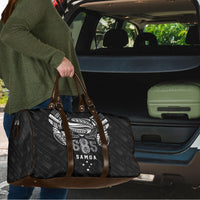 Super Samoa 685 Tribal Tattoo Travel Bag Samoan Ornament Pattern Black Edition LT03 - Polynesian Pride