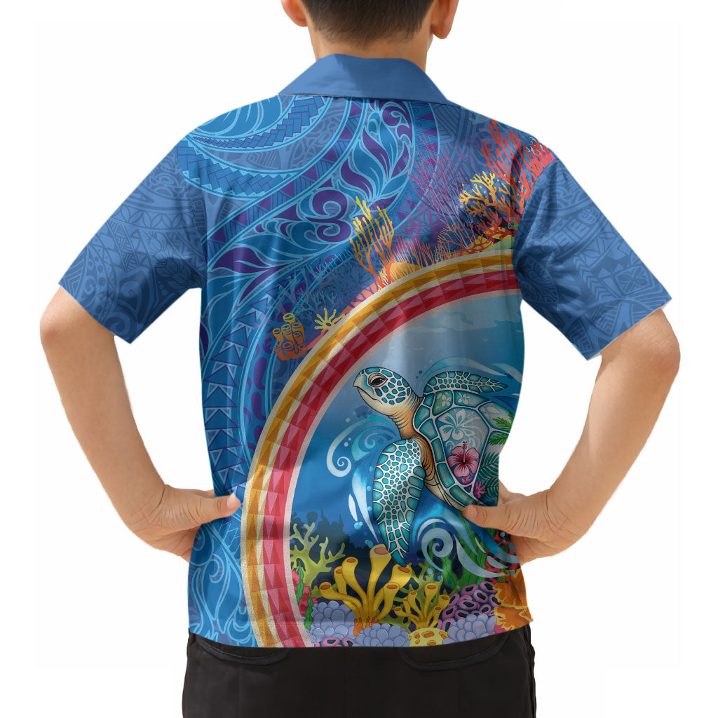 Hawaiian Connecting with the Ocean Hawaiian Shirt Polynesian Pattern LT03 - Polynesian Pride