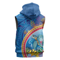 Hawaiian Connecting with the Ocean Sleeveless Hoodie Polynesian Pattern LT03 - Polynesian Pride