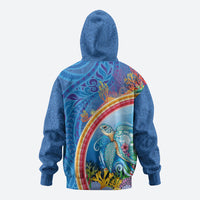 Hawaiian Connecting with the Ocean Zip Hoodie Polynesian Pattern LT03 - Polynesian Pride