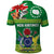 Cook Islands Meri Kiritimiti Polo Shirt Christmas Turtle - Cooks Islands Emblems and Polynesian Art Pattern