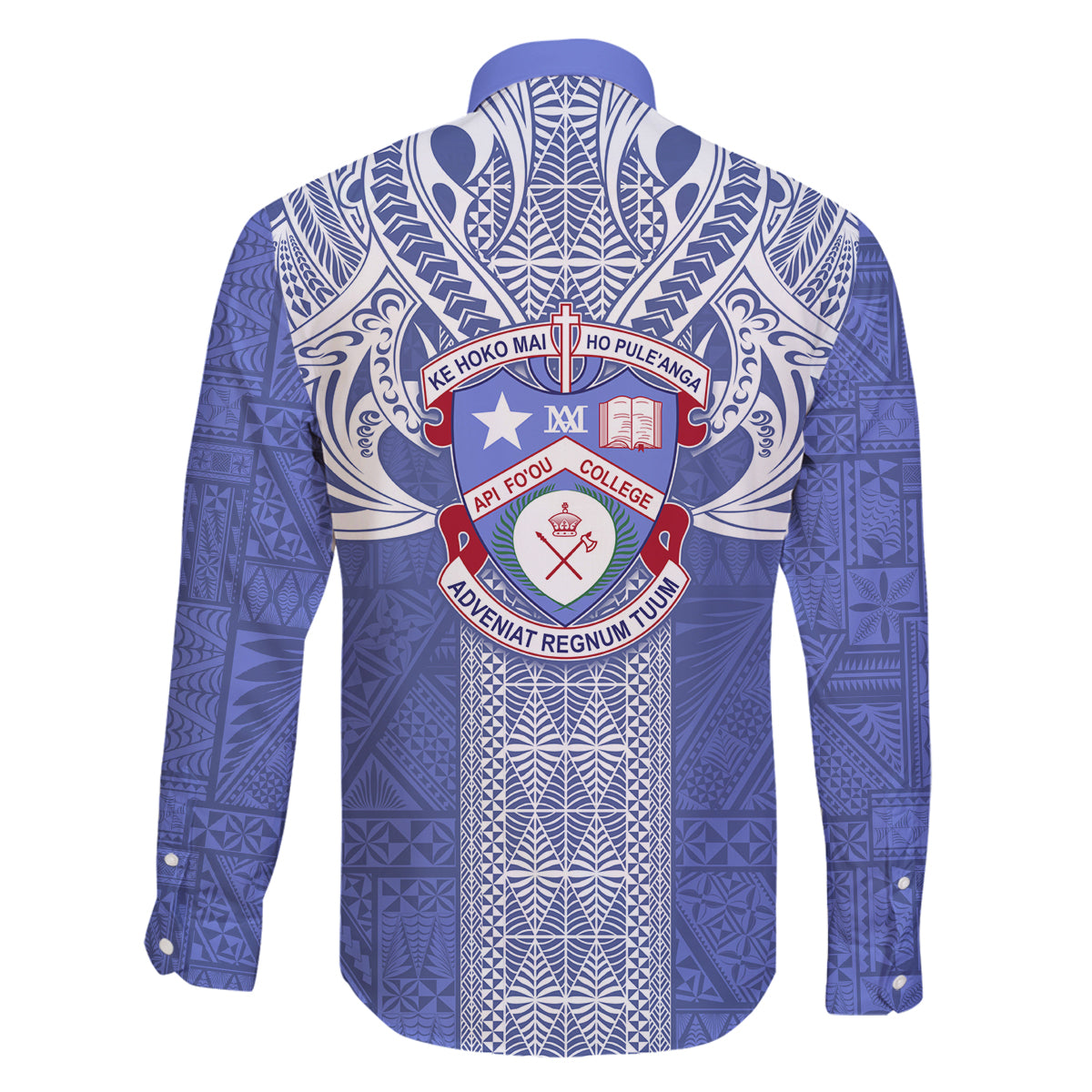 Tonga Apifoou School Family Matching Summer Maxi Dress and Hawaiian Shirt Ngatu and Polynesian Pattern LT03 - Polynesian Pride