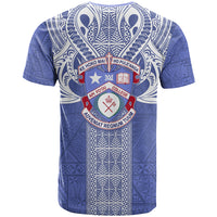 Tonga Apifoou School T Shirt Ngatu and Polynesian Pattern LT03 - Polynesian Pride