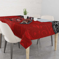 Aotearoa Toitu Te Tiriti Tablecloth Taniwha Tribal Motifs