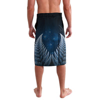 New Zealand Maori Matariki Lavalava Hongi Kiwi Bird and Silver Fern LT03