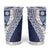 Hawaii Plumeria Tribal Vintage Tumbler Cup Special Blue