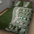 Hawaii Plumeria Tribal Vintage Quilt Bed Set Special Green