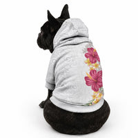 Hawaiian Plumeria and Hibiscus Pet Hoodie LT03 - Polynesian Pride