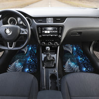 New Zealand Matariki Car Mats The Tribal Maori Face and Silver Fern