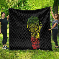 Hawaiian Traditional Tattoos Quilt Kakau Tribal Tropical Plant Motif Kanaka Maoli Flag Color Inspired LT03 - Polynesian Pride