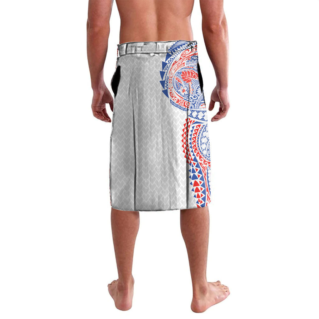 Hawaiian Traditional Tattoos Lavalava Kakau Tribal Tropical Plant Motif Hawaii Flag Color Inspired LT03 - Polynesian Pride