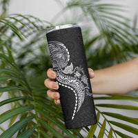 Hawaiian Kakau Tribal Sea Animals Tattoos Skinny Tumbler Black Color LT03 - Polynesian Pride