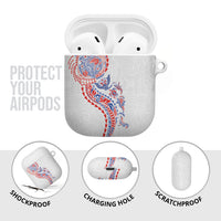 Hawaiian Kakau Tribal Sea Animals Tattoos AirPods Case Hawaii Flag Color Inspired LT03 - Polynesian Pride