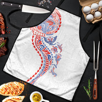 Hawaiian Kakau Tribal Sea Animals Tattoos Apron Hawaii Flag Color Inspired