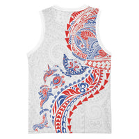 Hawaiian Kakau Tribal Sea Animals Tattoos Basketball Jersey Hawaii Flag Color Inspired LT03 - Polynesian Pride