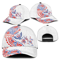 Hawaiian Kakau Tribal Sea Animals Tattoos Classic Cap Hawaii Flag Color Inspired