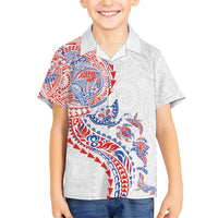Hawaiian Kakau Tribal Sea Animals Tattoos Hawaiian Shirt Hawaii Flag Color Inspired