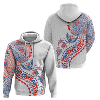 Hawaiian Kakau Tribal Sea Animals Tattoos Hoodie Hawaii Flag Color Inspired