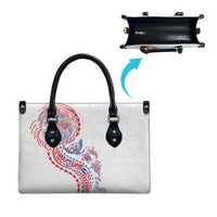 Hawaiian Kakau Tribal Sea Animals Tattoos Leather Bag Hawaii Flag Color Inspired