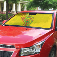 Hawaiian Kakau Tribal Sea Animals Tattoos Auto Sun Shade Kanaka Maoli Flag Color Inspired LT03 - Polynesian Pride