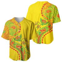 Hawaiian Kakau Tribal Sea Animals Tattoos Baseball Jersey Kanaka Maoli Flag Color Inspired LT03 - Polynesian Pride